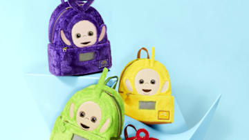 Loungefly x Teletubbies Tinky-Winky Plush Cosplay Light Up Mini Backpack