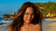 Chrissy Teigen was photographed by James Macari in Sumba Island.