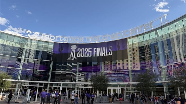 Game 3 of the WNBA Finals between the Phoenix Mercury and Las Vegas Aces was held at the Mortgage Matchup Arena in Phoenix on Oct. 8, 2025. Game 3 of the WNBA Finals between the Phoenix Mercury and Las Vegas Aces was held at the Mortgage Matchup Arena in Phoenix on Oct. 8, 2025.