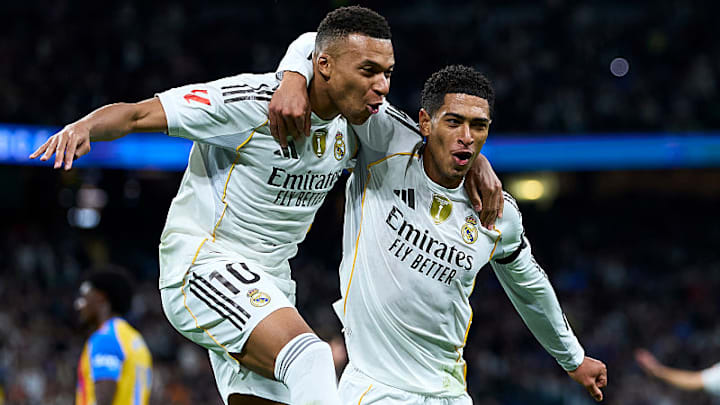 Kylian Mbappé (left) and Jude Bellingham starred for Real Madrid this year.