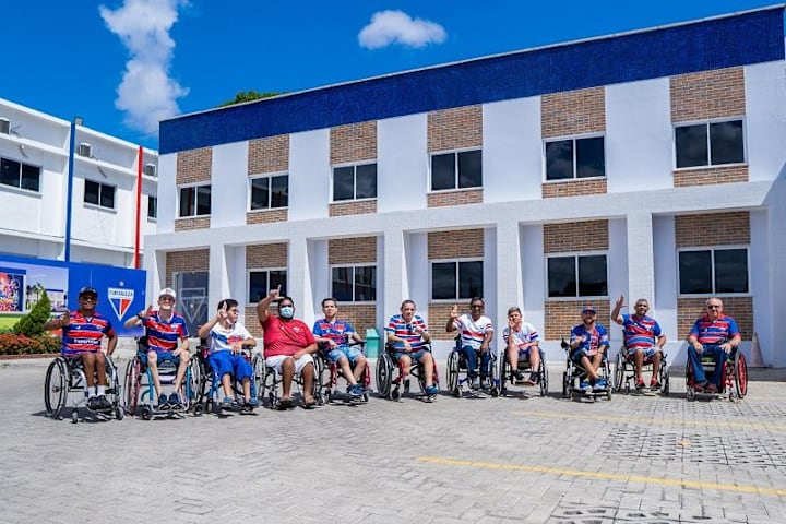 Cadeirantes de Aço, torcida do Fortaleza