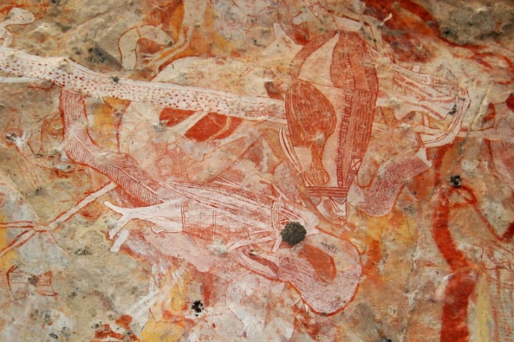 Aboriginal rock art in Arnhem Land, Australia
