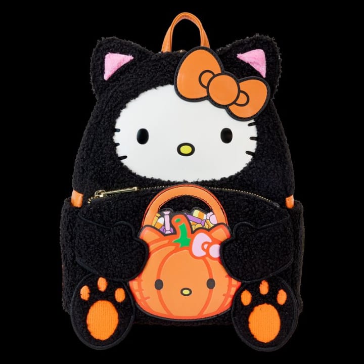 Sanrio Exclusive Hello Kitty Costume Sherpa Glow Mini Backpack, , hi-res