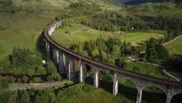 Harry Potter railway bridge: Glenfinnan Viaduct in Scotland