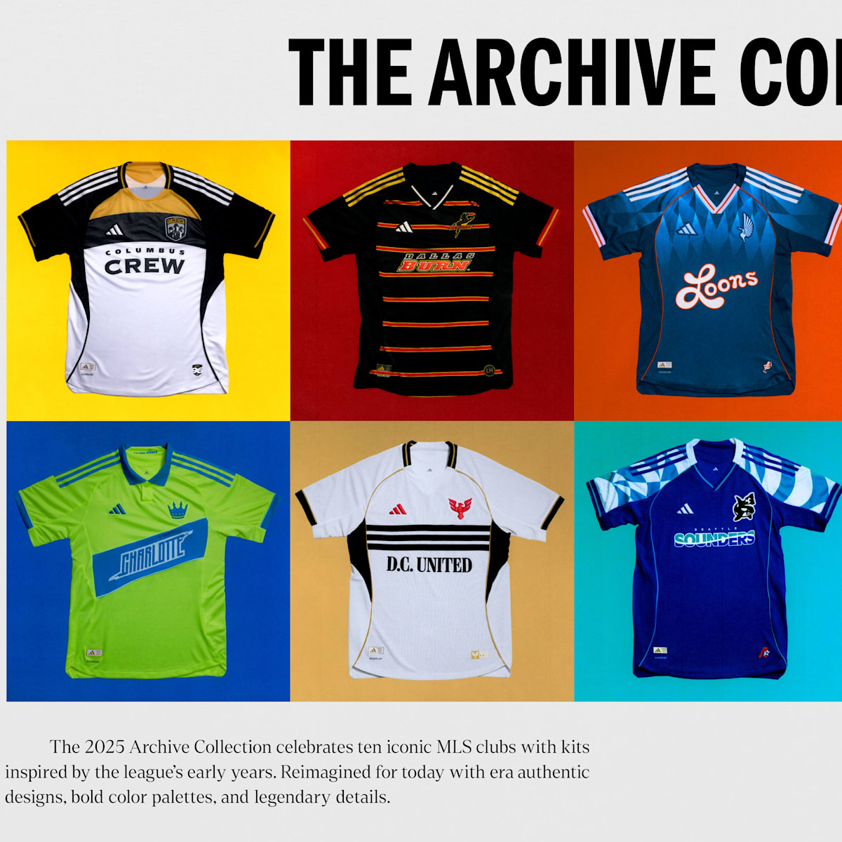 Adidas Unveils 2025 MLS Archive Collection