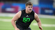 Grey Zabel can play anywhere on the offensive line, but the North Dakota State product is likely to be a starting guard or center in the NFL.