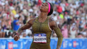 Richardson's moment at the U.S. Olympic trials on Saturday was long-awaited.