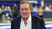 Dec 21, 2023; Inglewood, California, USA; Thursday Night Football Amazon Prime play-by-play announcer Al Michaels during the game between the Los Angeles Rams and the New Orleans Saints at SoFi Stadium. Mandatory Credit: Kirby Lee-Imagn Images