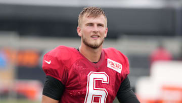 New Orleans Saints quarterback Tyler Shough  