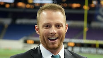 Jan 10, 2022; Indianapolis, IN, USA; Greg McElroy attends the 2022 CFP college football national