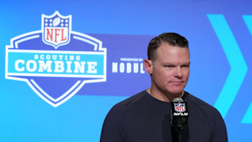 Mar 1, 2023; Indianapolis, IN, USA; Indianapolis Colts general manager Chris Ballard during the NFL