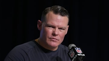 Mar 1, 2023; Indianapolis, IN, USA; Indianapolis Colts general manager Chris Ballard during the NFL