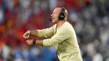 New Auburn Tigers defensive coordinator and safeties coach Charles Kelly reels in a big target.