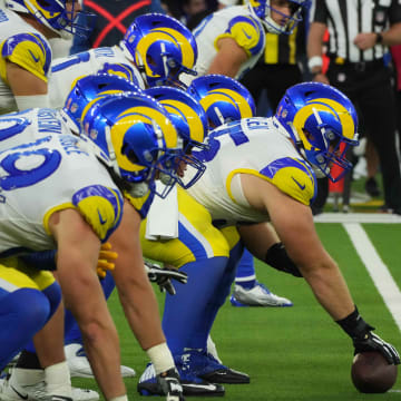 Sep 12, 2021; Inglewood, California, USA; A general overall view of the line of scrimmage as Los