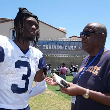 Cowboys coach Brian Schottenheimer said George Pickens has been "incredible" with the team since he was traded to Dallas.