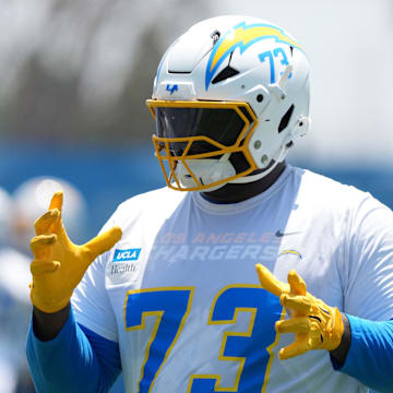 Los Angeles Chargers guard Mekhi Becton has missed time with an undisclosed injury.