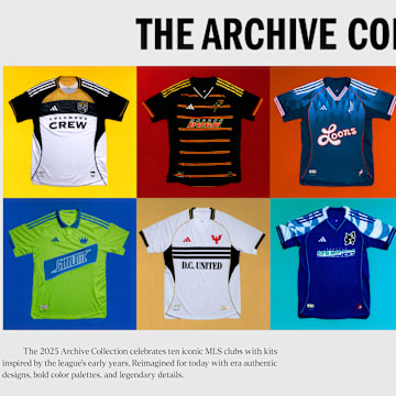 Ten MLS clubs receive third jerseys as part of the adidas x MLS Archive Collection.