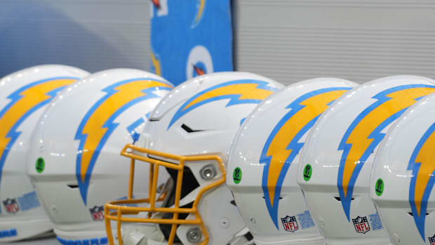 Los Angeles Chargers helmet 
