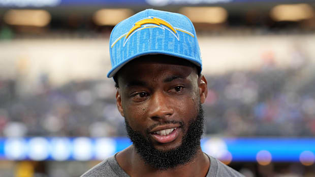 Los Angeles Chargers wide receiver Mike Williams during the game against the Los Angeles Rams at SoFi Stadium. Mandatory Cred