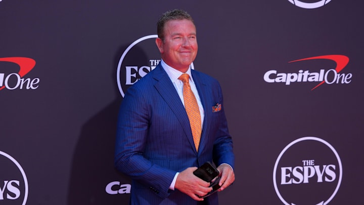 Kirk Herbstreit was caught on a hot mic during TCU-UNC. Kirk Herbstreit was caught on a hot mic during TCU-UNC.