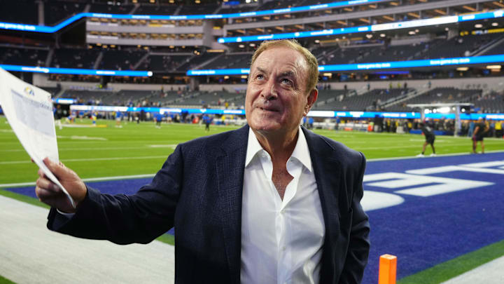 Al Michaels doesn’t seem to like the way the NFL officiates taunting. Al Michaels doesn’t seem to like the way the NFL officiates taunting.