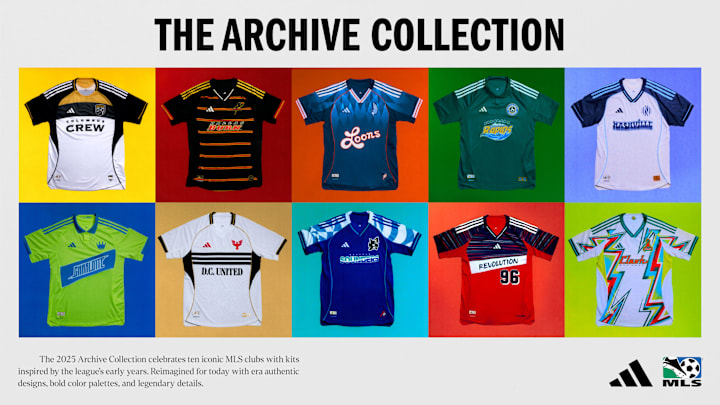 Ten MLS clubs receive third jerseys as part of the adidas x MLS Archive Collection. Ten MLS clubs receive third jerseys as part of the adidas x MLS Archive Collection.