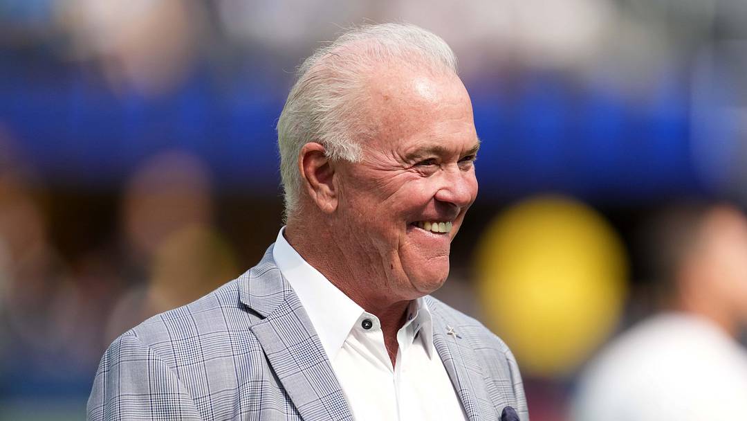 Dallas Cowboys executive vice president Stephen Jones during the game against the Los Angeles Rams at SoFi Stadium. 