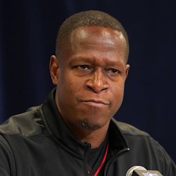 Atlanta Falcons coach Raheem Morris