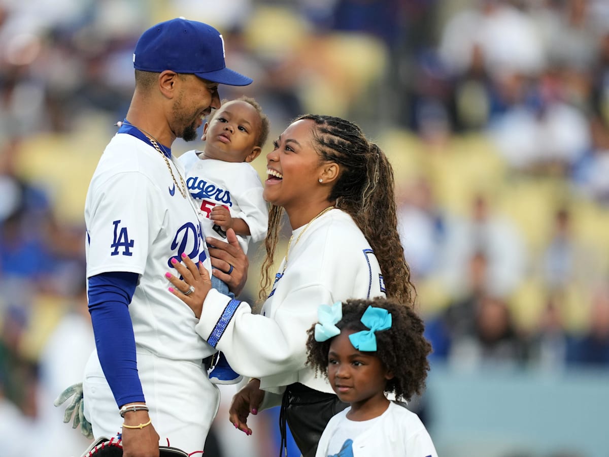 Dodgers star Mookie Betts' wife shows off toddler son in Gucci game-day fit
