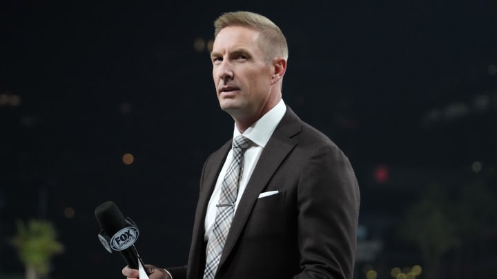 Dec 27, 2023; San Diego, CA, USA; Fox Sports analyst Joel Klatt