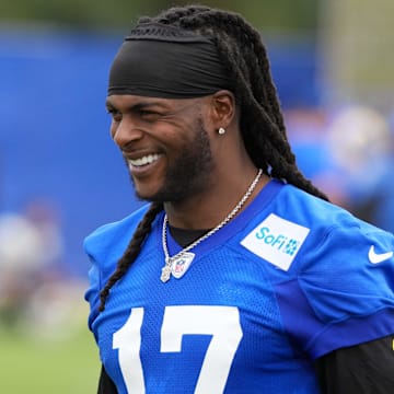 Davante Adams joins Puka Nacua and Tutu Atwell, rounding out the Rams’ receiving corps.  