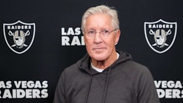 Las Vegas Raiders head coach Pete Carroll