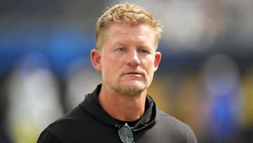 Aug 17, 2024; Inglewood, California, USA; Los Angeles Rams general manager Les Snead. Mandatory Credit: Kirby Lee-Imagn Images