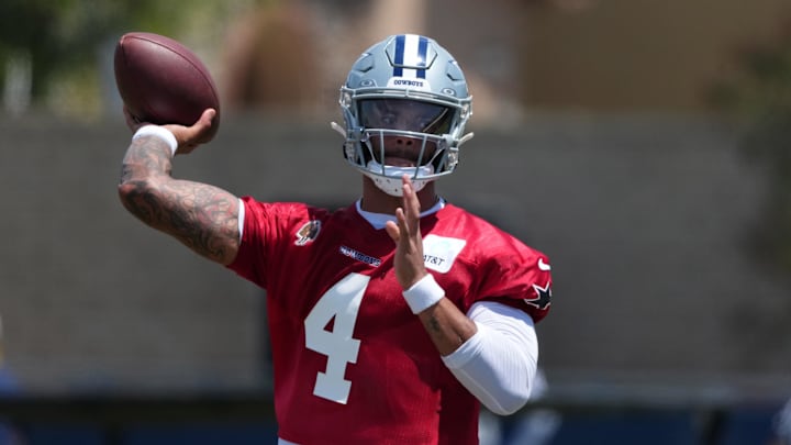 Cowboys QB Dak Prescott could be a fantasy football draft bargain based on his current average draft position (ADP). Cowboys QB Dak Prescott could be a fantasy football draft bargain based on his current average draft position (ADP).