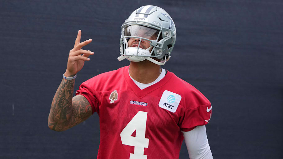 Dak Prescott is No. 4, and on some days fantastic, but this joke was just sitting there. | Kirby Lee-Imagn Images