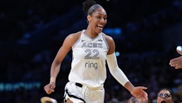 Las Vegas Aces center A'ja Wilson is a great prop target on Wednesday night.