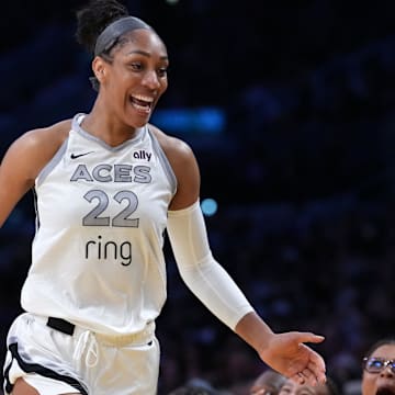 Las Vegas Aces center A'ja Wilson is a great prop target on Wednesday night.