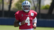 Dak Prescott texted Micah Parsons after the All-Pro defender demanded a trade from the Cowboys. 