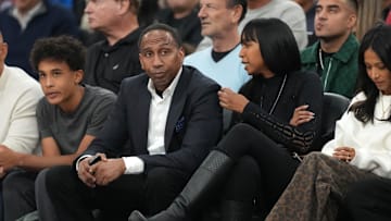Stephen A. Smith attends game six of first round for the 2025 NBA Playoffs between the Denver Nuggets and the LA Clippers