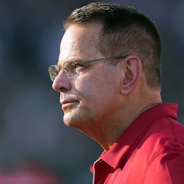 Indiana football coach Curt Cignetti pictured during the Hoosiers' game against UCLA at the Rose Bowl. 