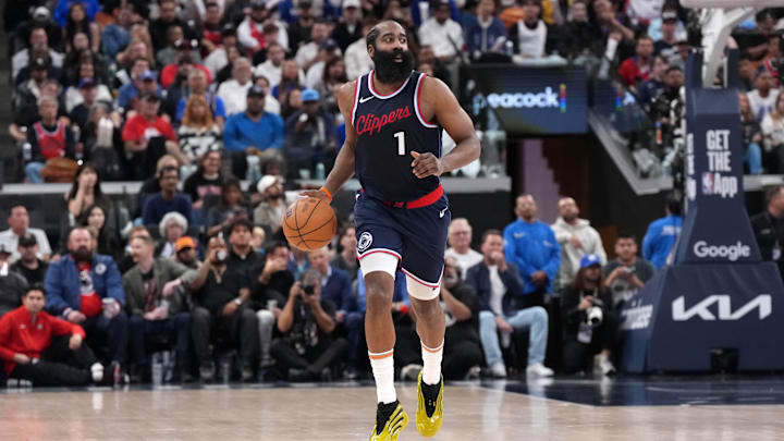 LA Clippers guard James Harden.