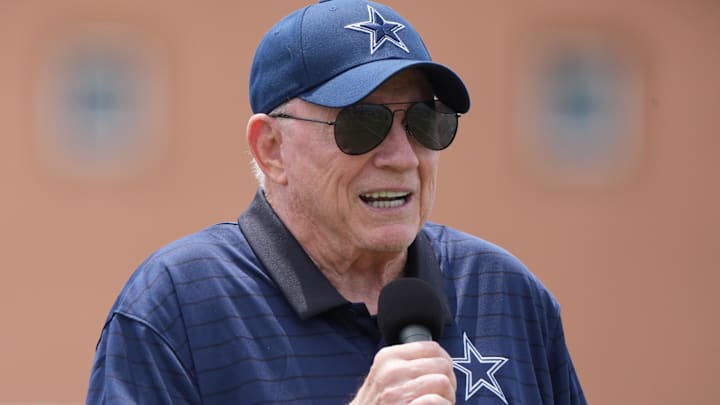 Jerry Jones mentioned Jay-Z while speaking on Micah Parsons's contract situation on Saturday. Jerry Jones mentioned Jay-Z while speaking on Micah Parsons's contract situation on Saturday.