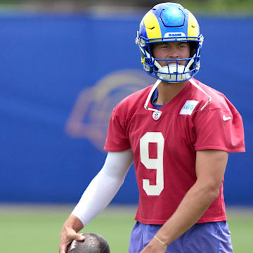 Matthew Stafford has been battling a back injury during training camp. 