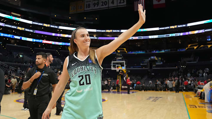 New York Liberty guard Sabrina Ionescu.