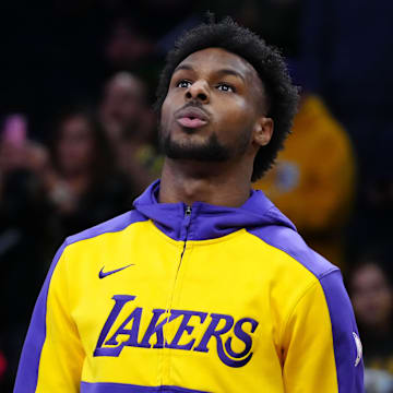 Los Angeles Lakers guard Bronny James wore the Nike LeBron 20 in the California Classic.