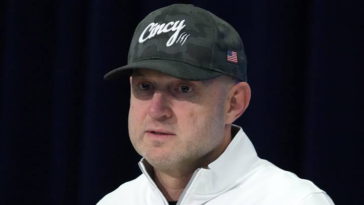 Feb 27, 2024; Indianapolis, IN, USA; Cincinnati Bengals general manager Duke Tobin during the NFL Scouting Combine at Indiana Convention Center. Mandatory Credit: Kirby Lee-Imagn Images