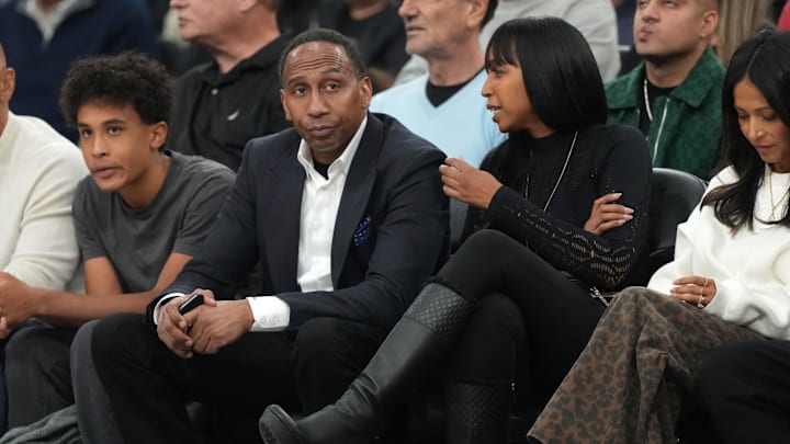 Stephen A. Smith attends game six of first round for the 2025 NBA Playoffs between the Denver Nuggets and the LA Clippers Stephen A. Smith attends game six of first round for the 2025 NBA Playoffs between the Denver Nuggets and the LA Clippers