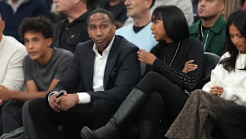 Stephen A. Smith attends game six of first round for the 2025 NBA Playoffs between the Denver Nuggets and the LA Clippers