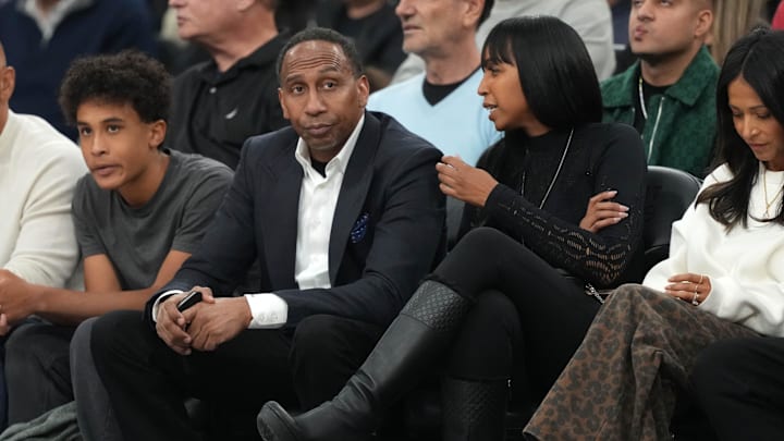 Stephen A. Smith attends game six of first round for the 2025 NBA Playoffs between the Denver Nuggets and the LA Clippers Stephen A. Smith attends game six of first round for the 2025 NBA Playoffs between the Denver Nuggets and the LA Clippers