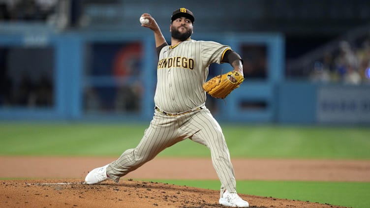 San Diego Padres starting pitcher Pedro Avila